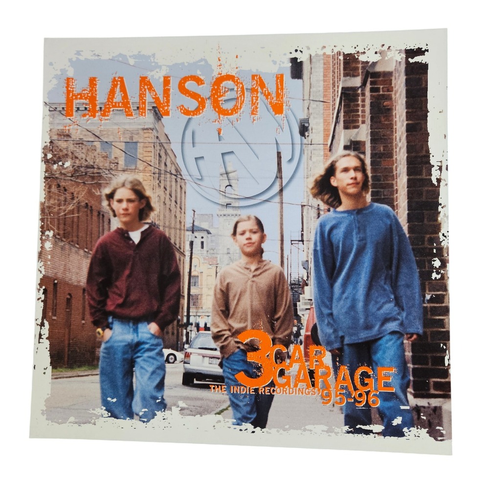 Hanson 3 Car Garage: The Indie Recordings‎ '95-'96 Promo Poster 1998 12x12 D/S